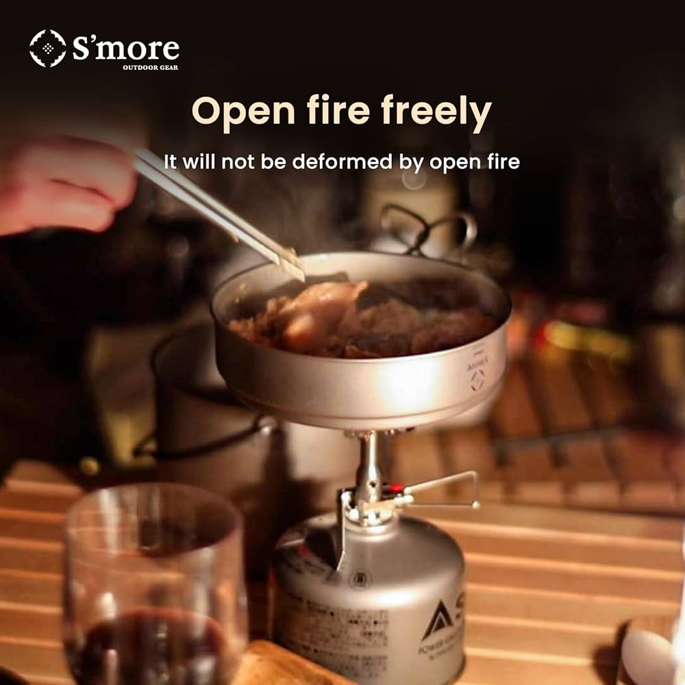 Amazon.com : S'more Titanium Cooking Set, Ultralight Eco